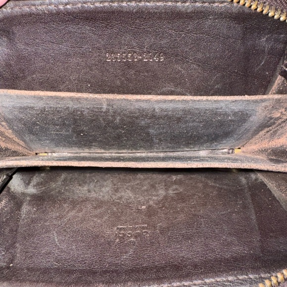 Authentic Vintage Gucci black wallet and brown card holder …. Great for projects - Picture 4 of 16